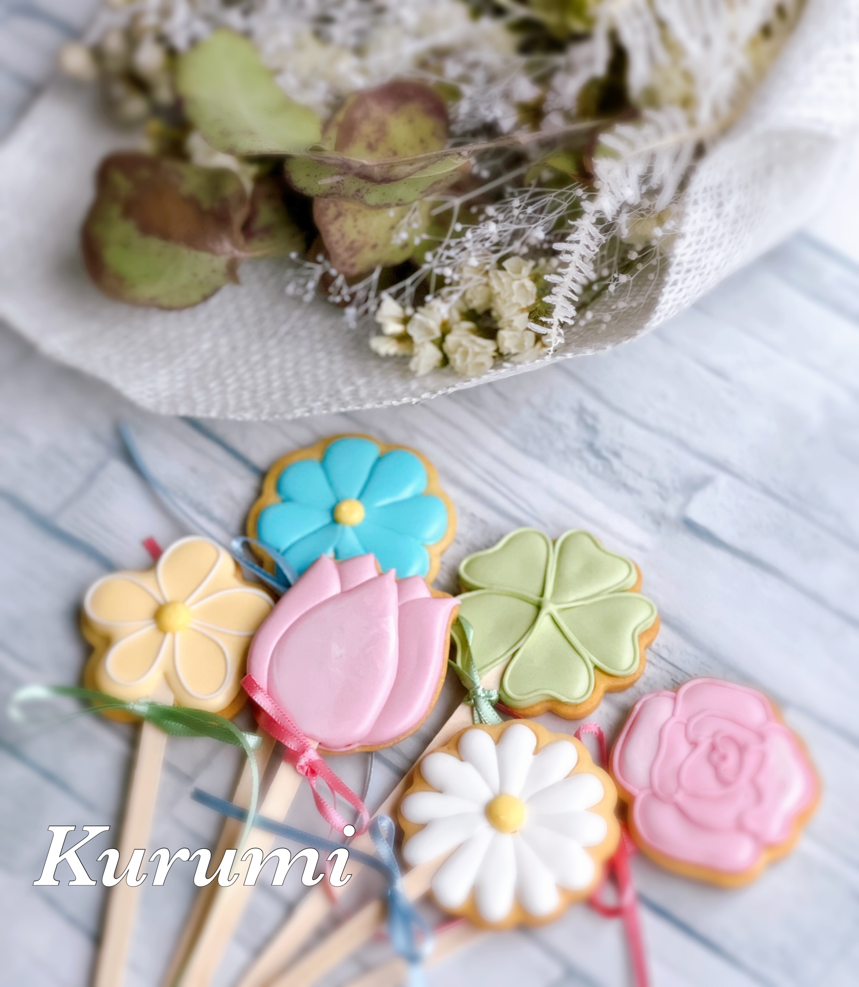 フラワークッキー