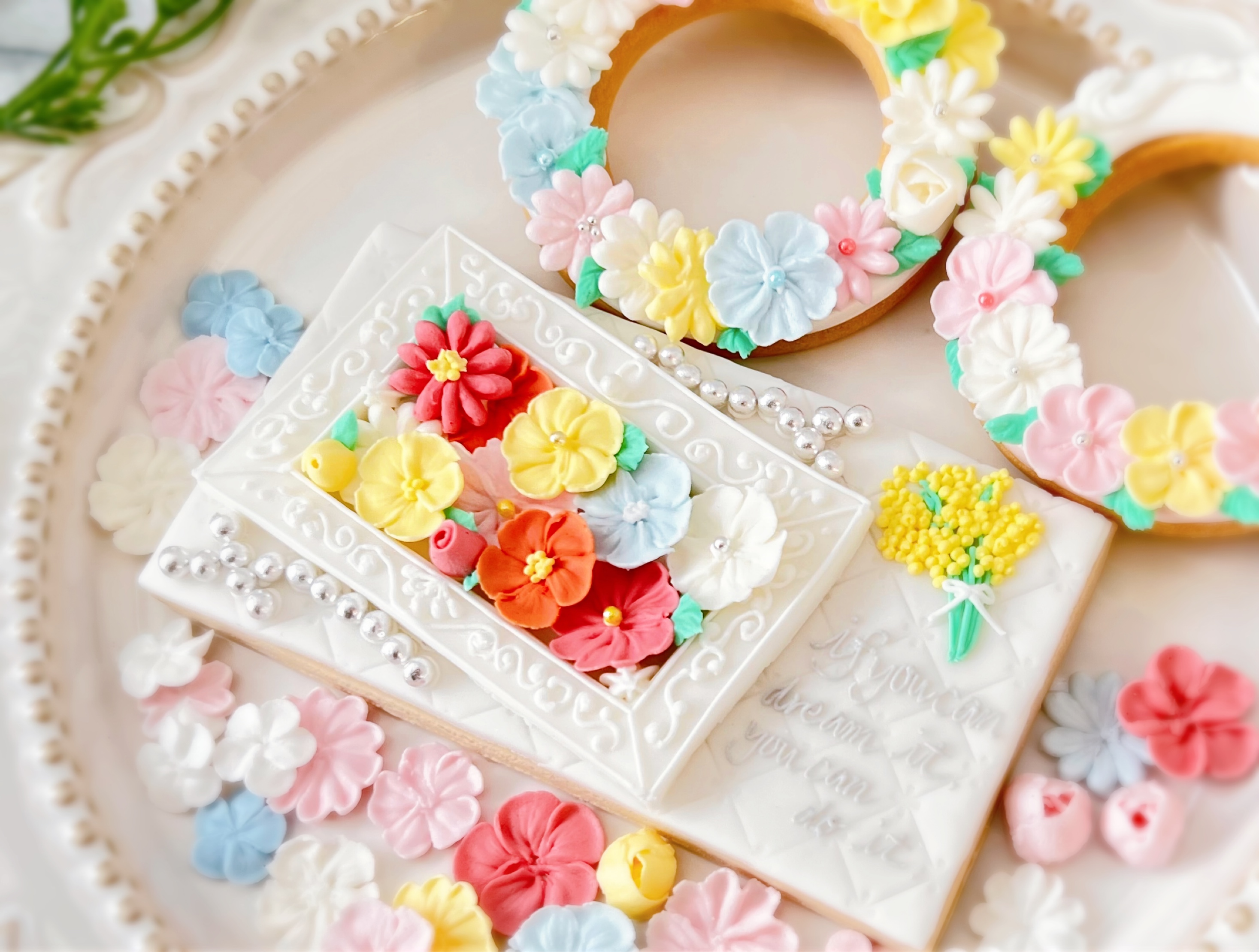 フラワークッキー